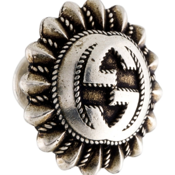 GUCCI FLOWER PIN 925 STERLING AUTHENTIC  BOX BAG EUC - Picture 6 of 8